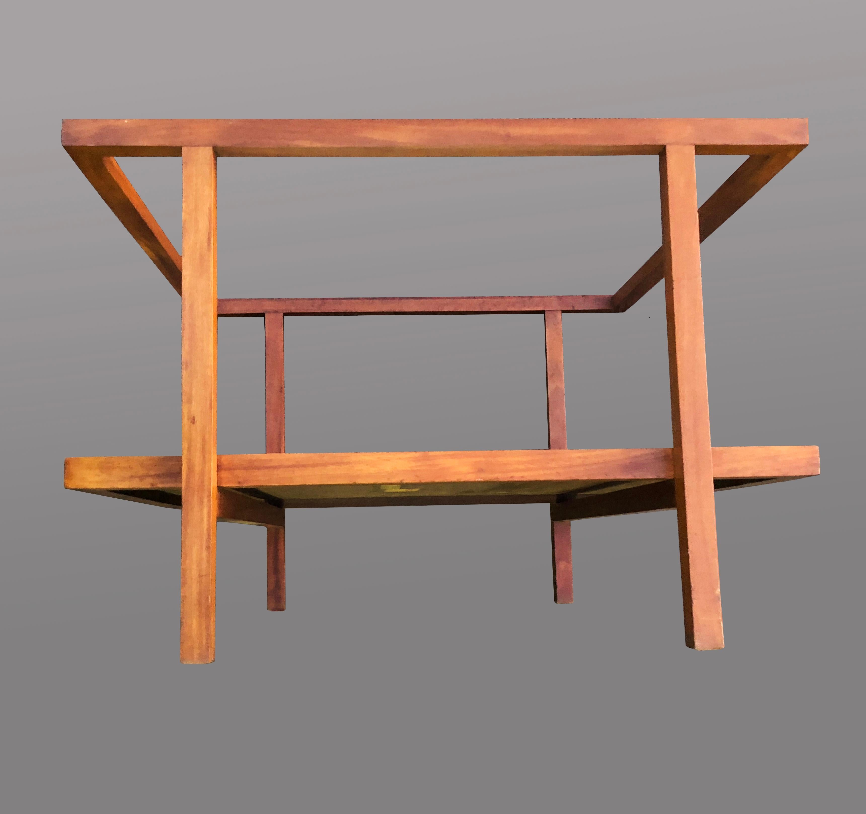 Brazilian Midcentury side table designed by Branco & Preto; Brazil 1950s en venta 2