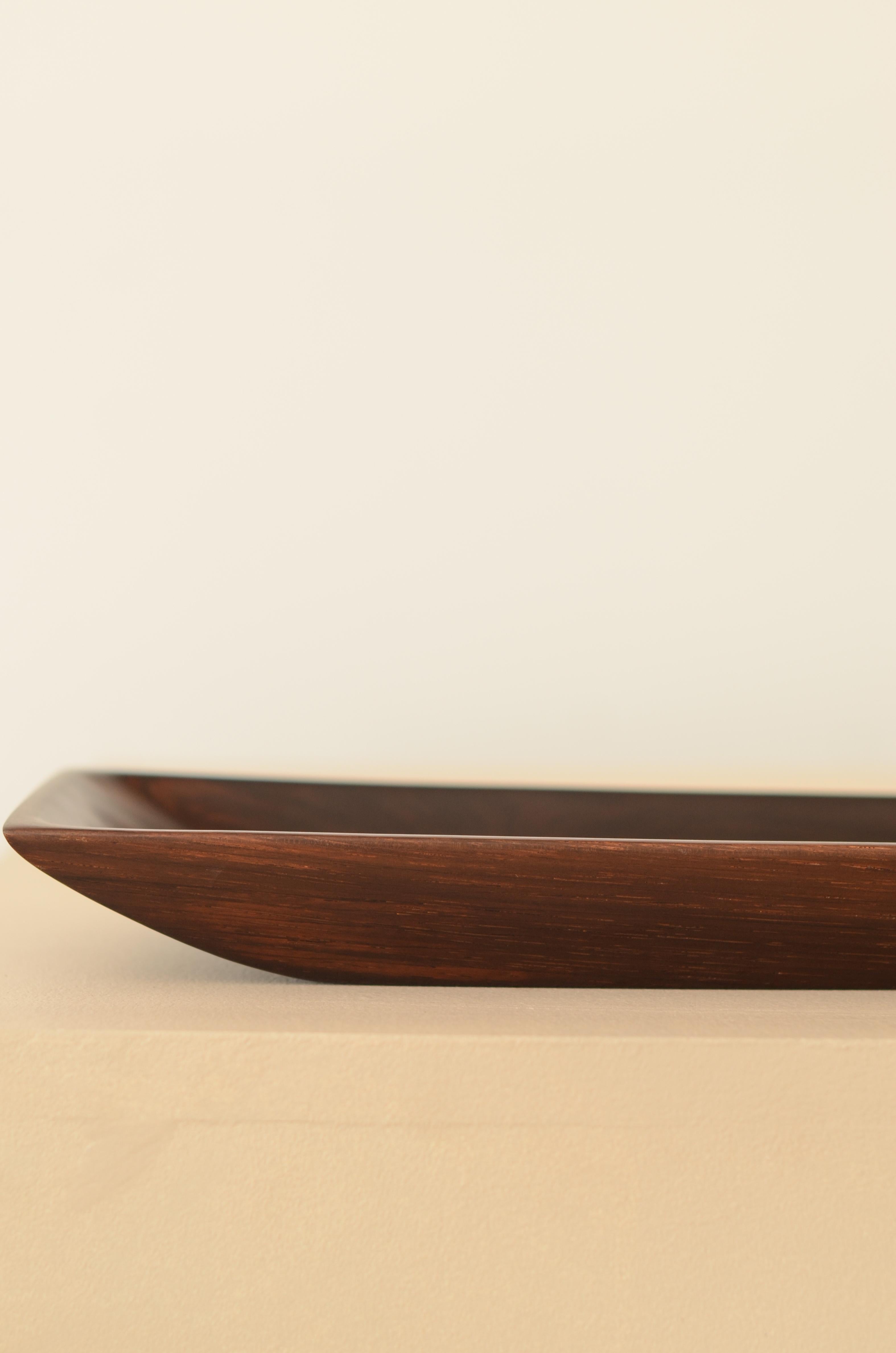 20th Century Brazilian Midcentury Tray #506 in Noble Wood by WoodArt For Sale