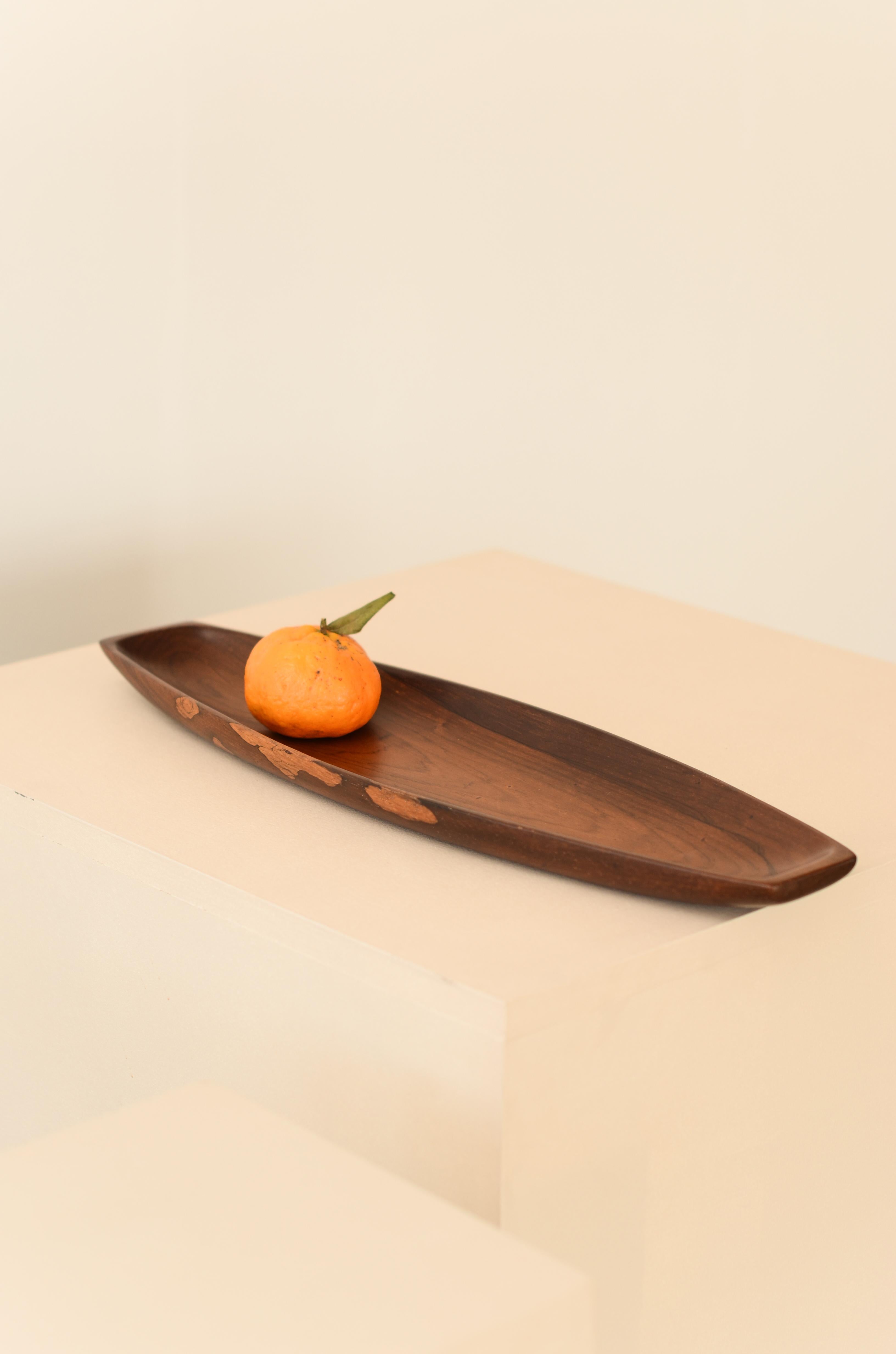 20th Century Brazilian Midcentury Tray #705 in Rosewood by Jean Gillon for WoodArt