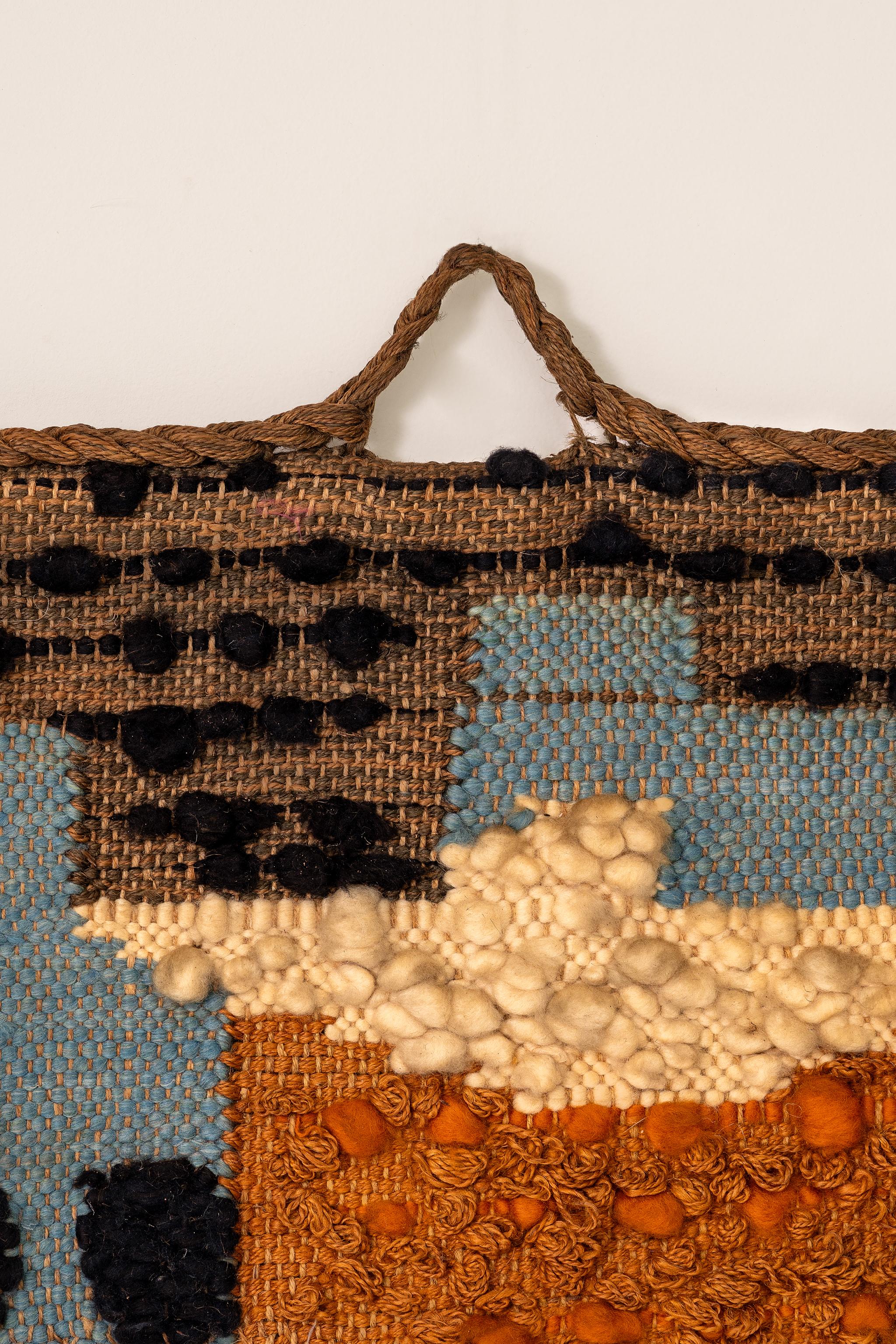 20th Century Brazilian Midcentury Wall Tapestry by Nadi, c. 1960