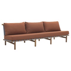 brazilian Minimalist outdoor sofa "Serge" by Samuel Lamas