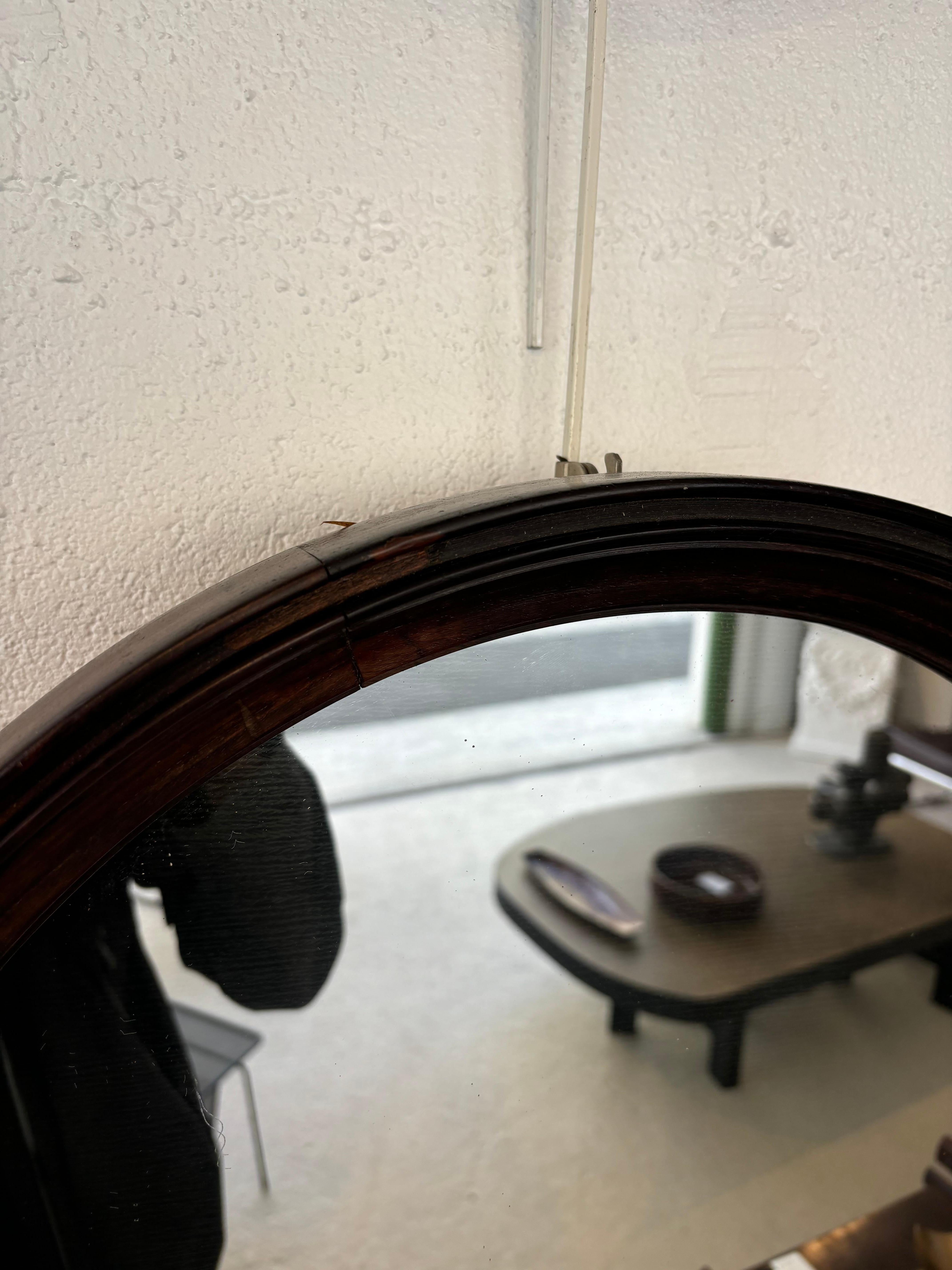 Mid-20th Century Brazilian mirror attributed to Sergio Rodrigues For Sale