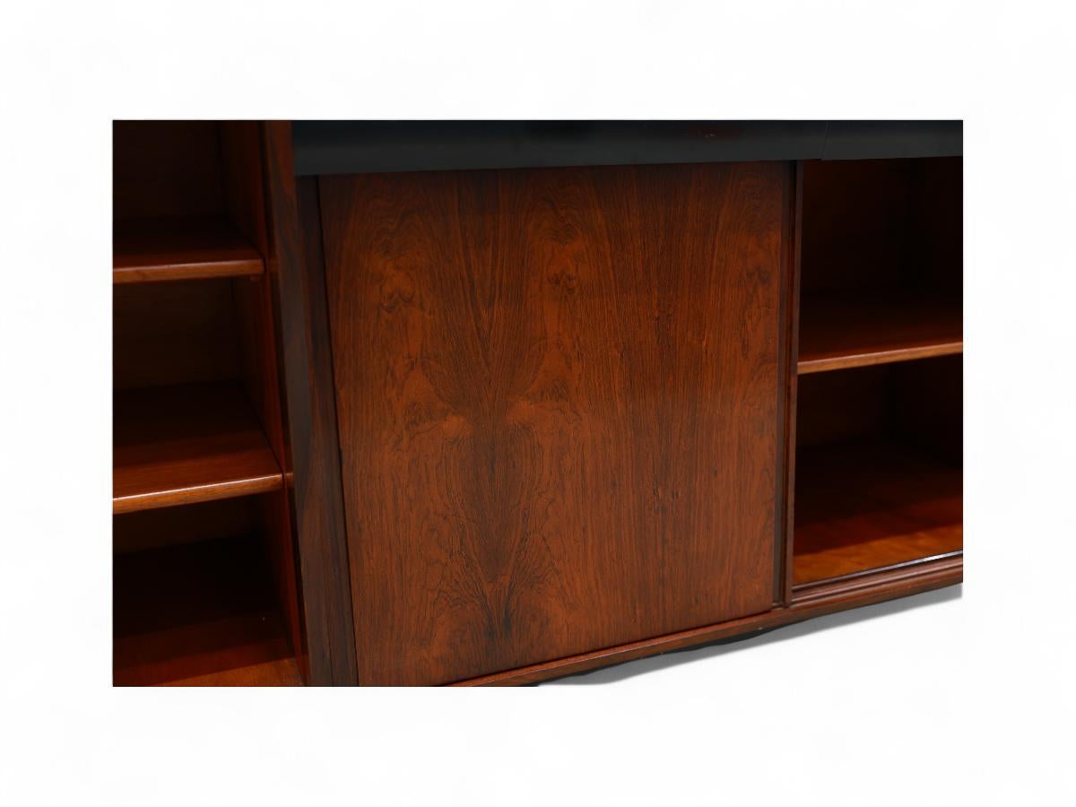 Brazilian Modern 11.5” Credenza in Hardwood by Carlo Hauner, Brazil, 1950's 9