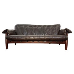 Brazilian Modern Sofa by Sergio Rodriguesin New Leather