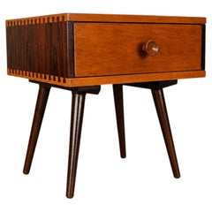 Brazilian Modern Accent Table in Rosewood & Pau Marfim by Cimo, Brazil, 1950s