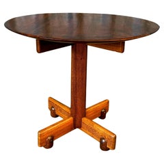 Brazilian Modern "Alex" Side Table in Freijo & Hardwood, Sergio Rodrigues, 1960s