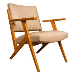 Brazilian Modern Armchair by José Zanine Caldas, Imbuia Wood, 1950s