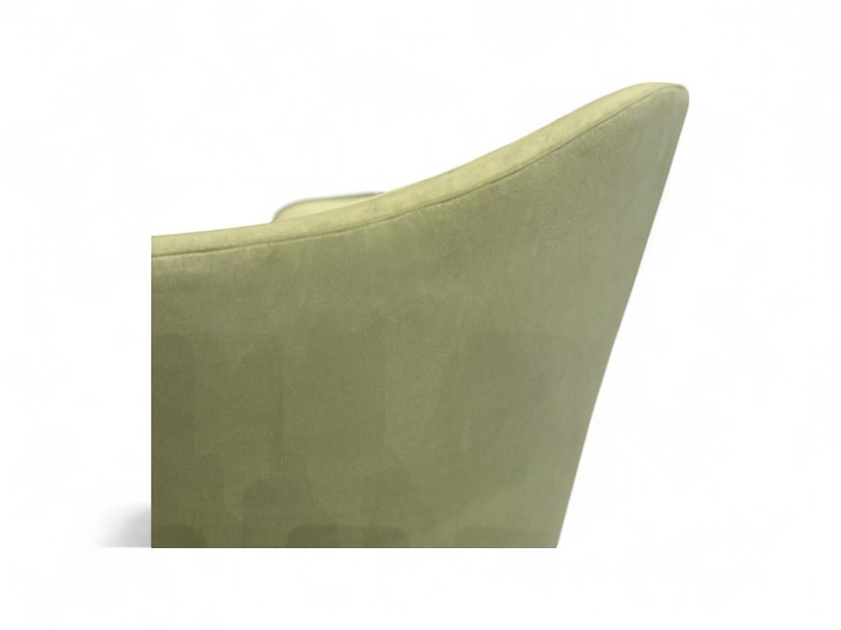 20th Century Brazilian Modern Armchair in Hardwood & Ultrasuede, Att. Joaquim Tenreiro, 1960s For Sale