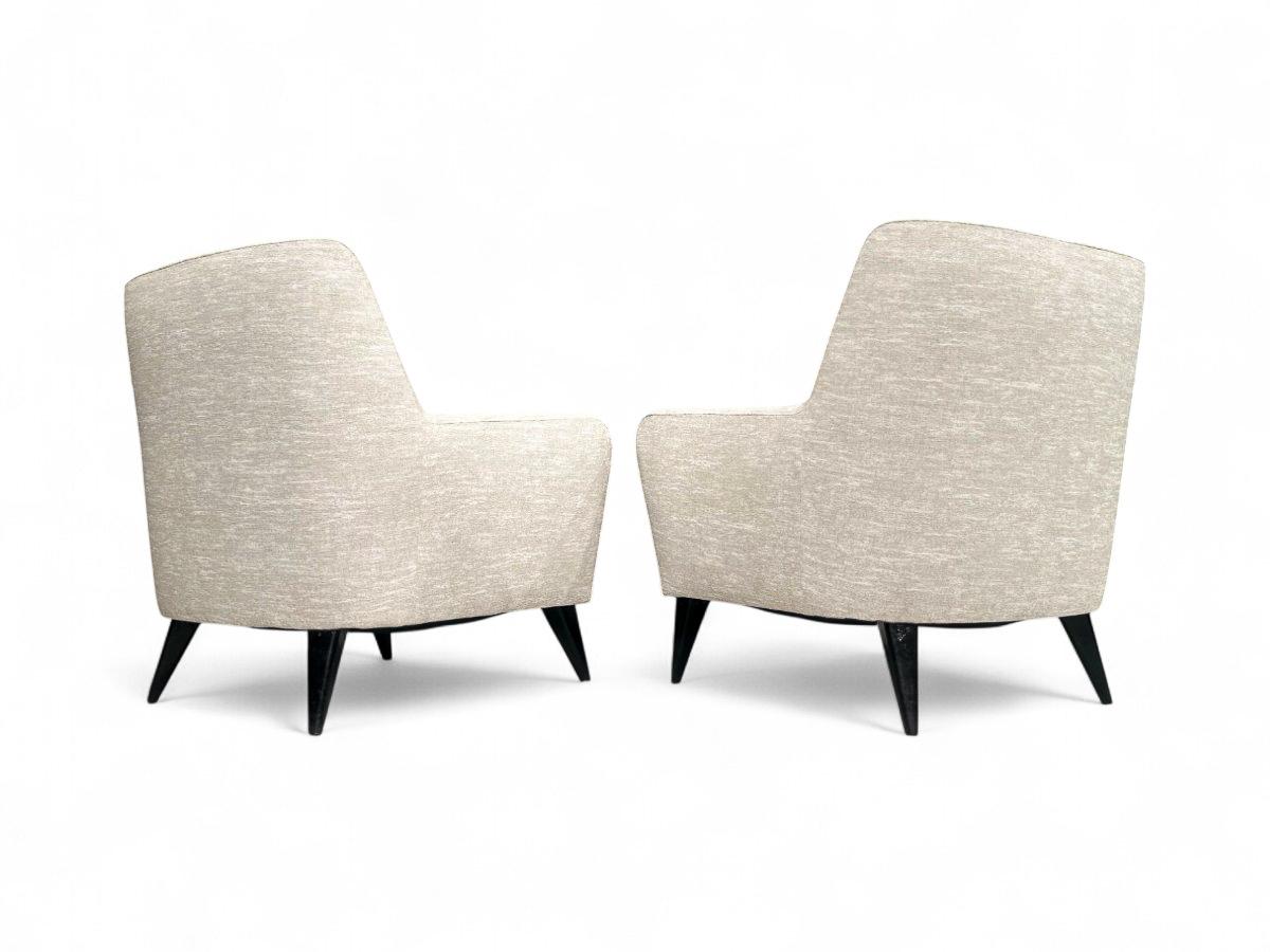 Brazilian Modern Armchairs in Hardwood, Joaquim Tenreiro, 1950s, Brazil For Sale 5