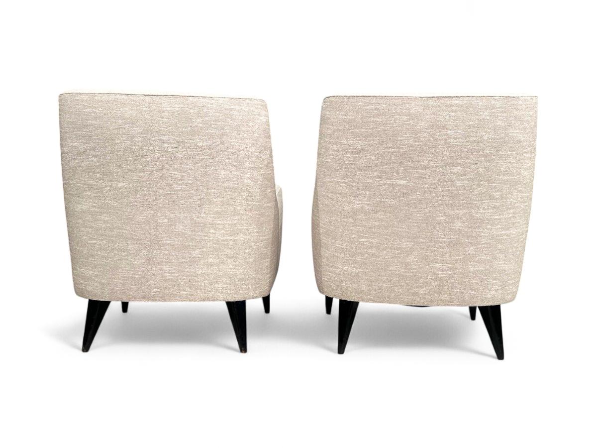 Brazilian Modern Armchairs in Hardwood, Joaquim Tenreiro, 1950s, Brazil For Sale 6