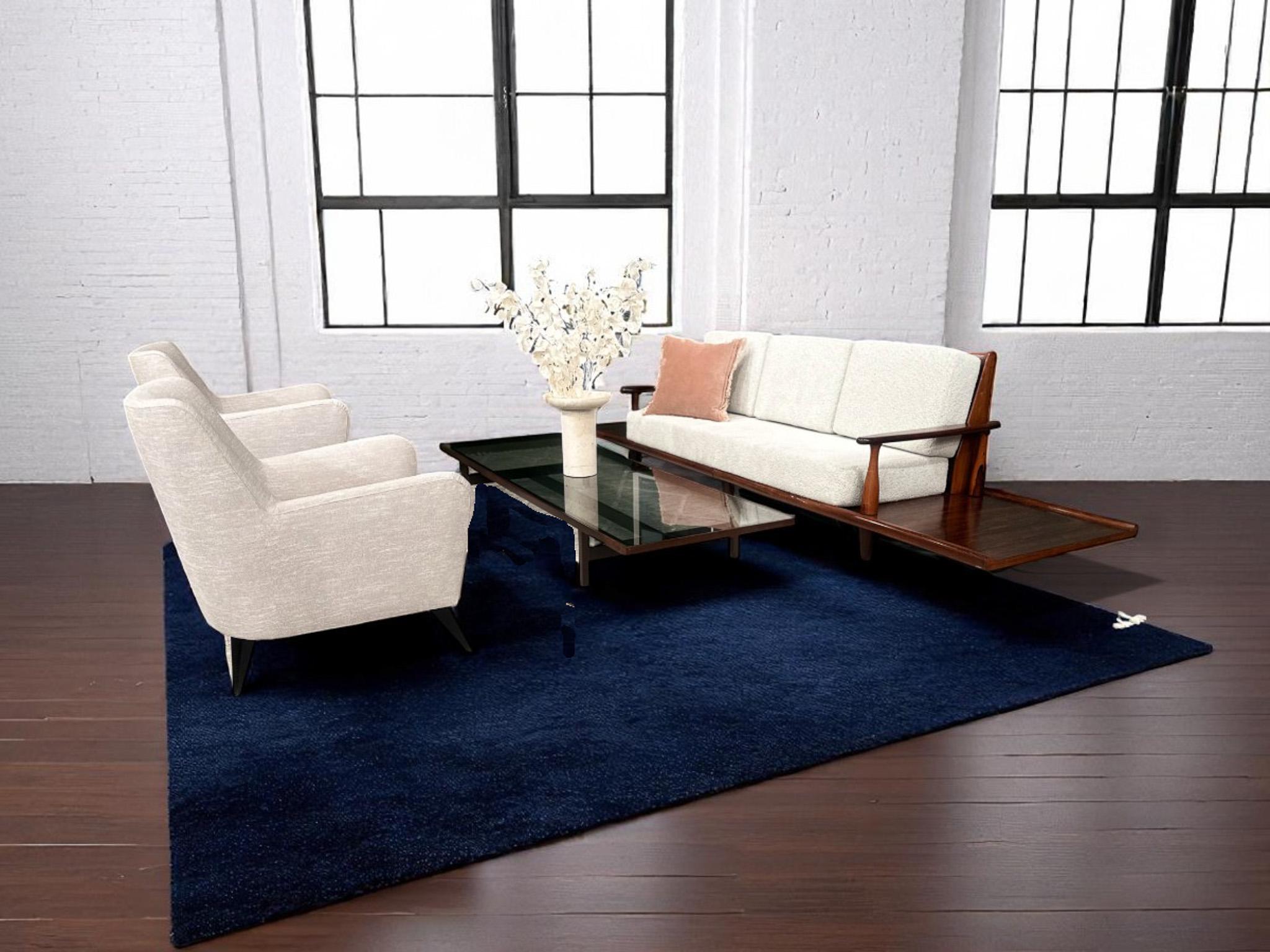Brazilian Modern Armchairs in Hardwood, Joaquim Tenreiro, 1950s, Brazil For Sale 9
