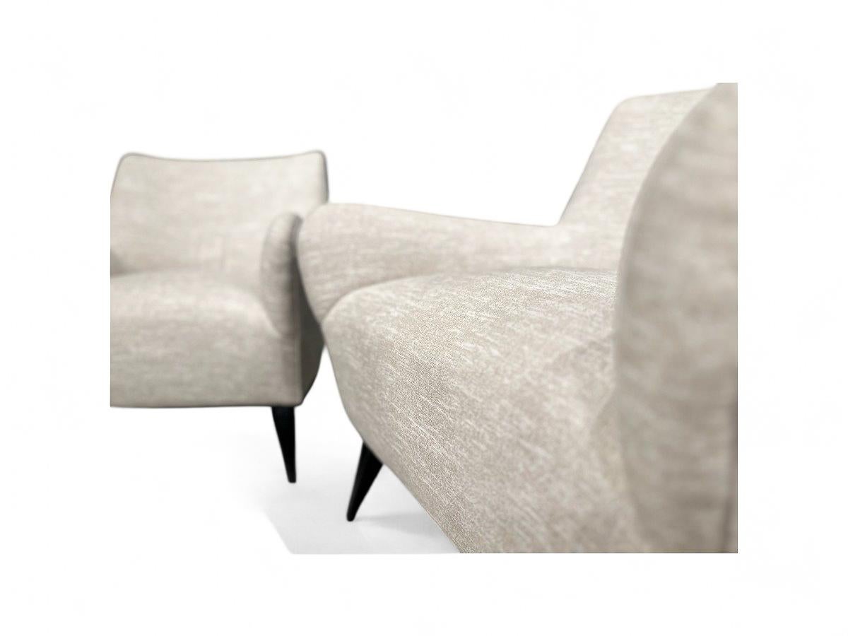 Brazilian Modern Armchairs in Hardwood, Joaquim Tenreiro, 1950s, Brazil For Sale 3