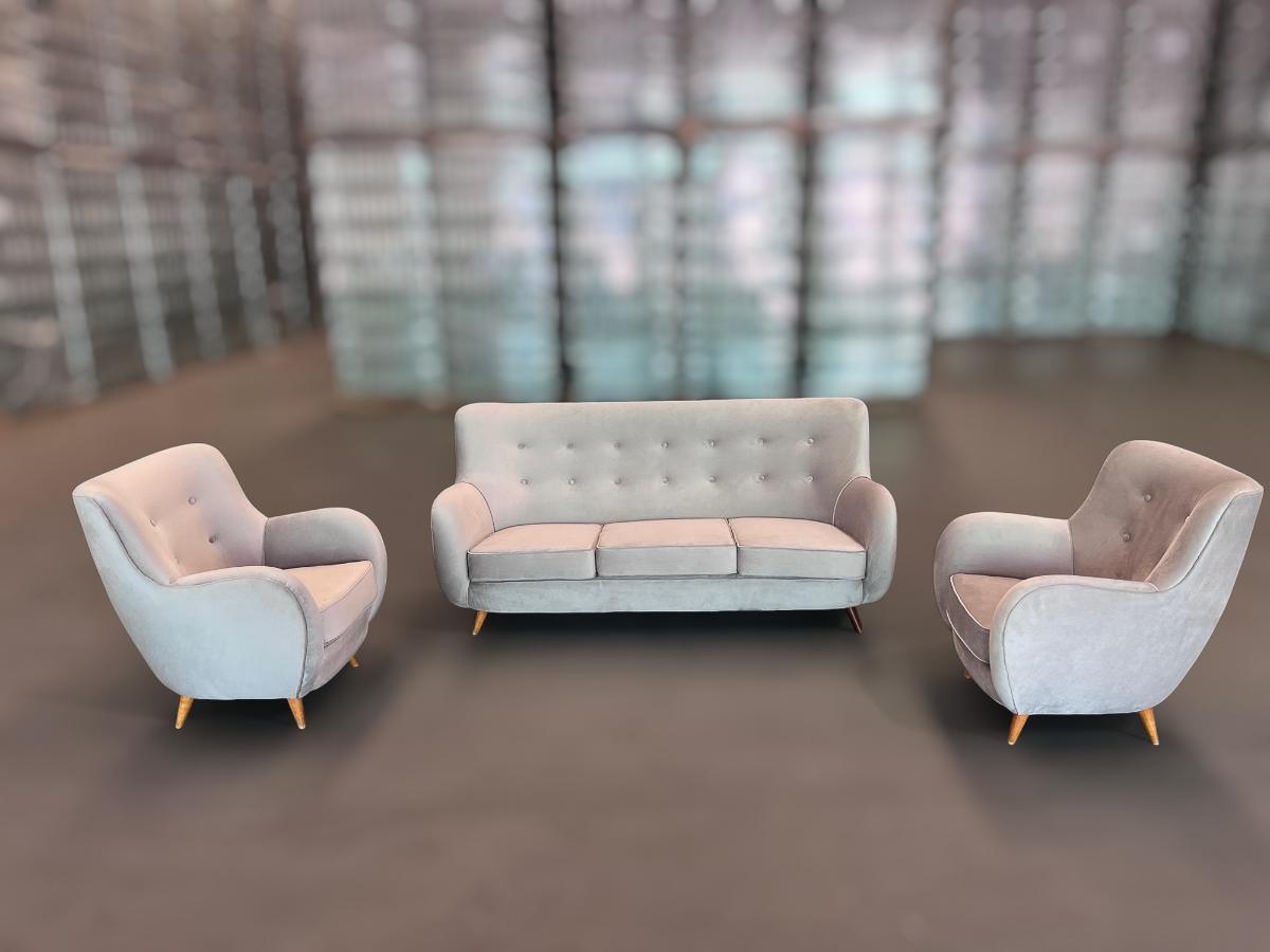 Fauteuils Modernes brésiliens en bois dur et Ultra suede, Giuseppe Scapinelli, 1950s en vente 5