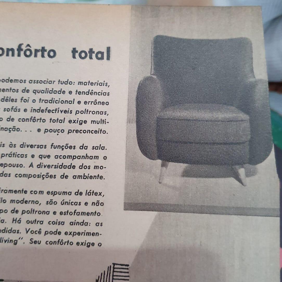 Fauteuils Modernes brésiliens en bois dur et Ultra suede, Giuseppe Scapinelli, 1950s en vente 7
