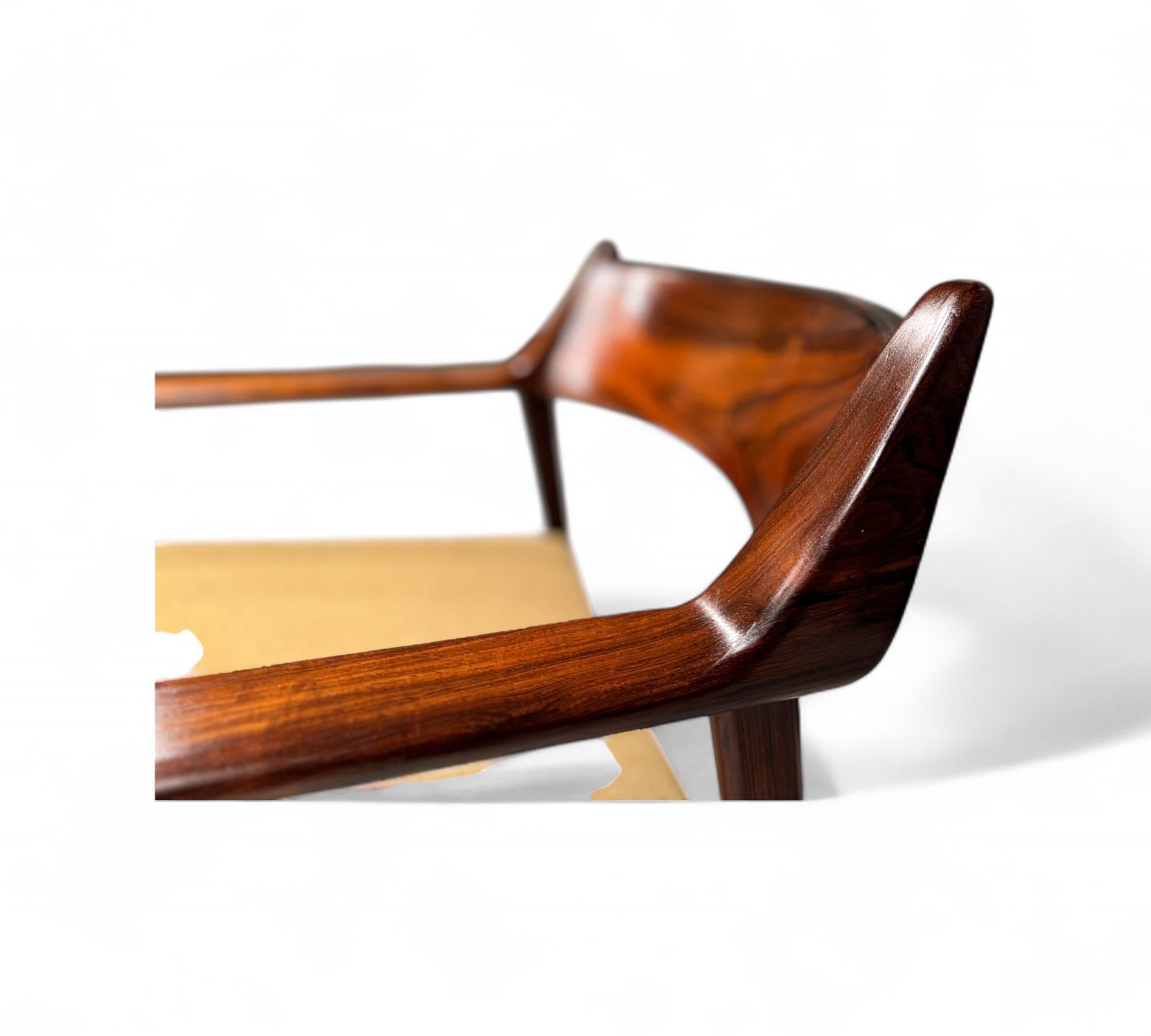 Bouclé Brazilian Modern Armchairs in Hardwood & Yellow Boucle, Jorge Jabour, Brazil For Sale