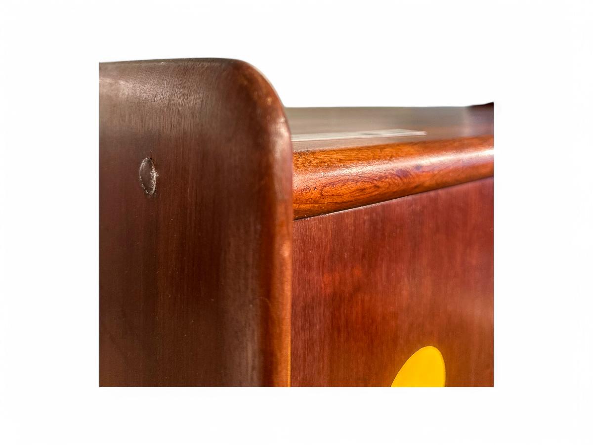 Brazilian Modern Armoire in Hardwood by Moveis Cimo, 1950s, Brazil en vente 3