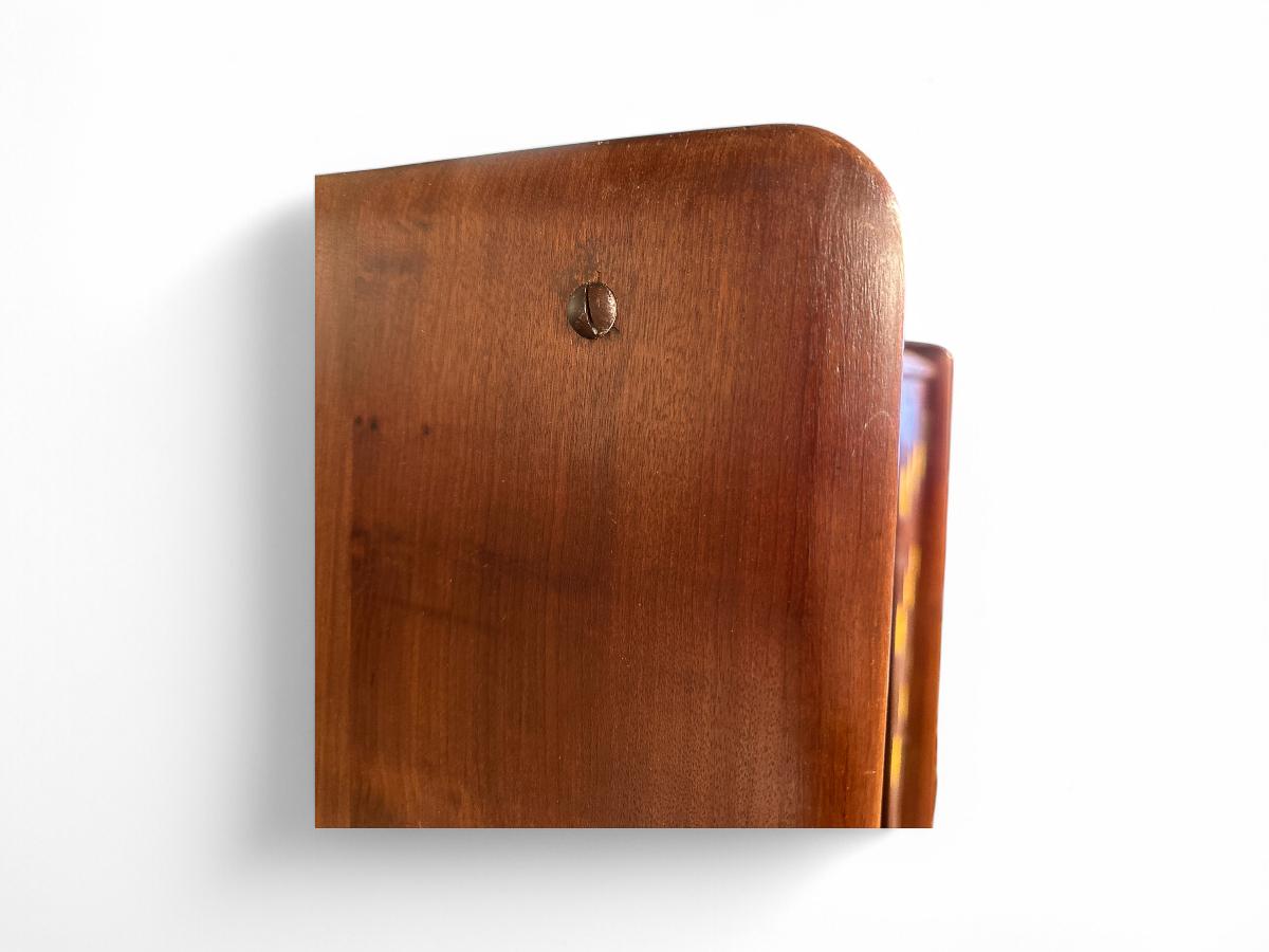 Brazilian Modern Armoire in Hardwood by Moveis Cimo, 1950s, Brazil en vente 7
