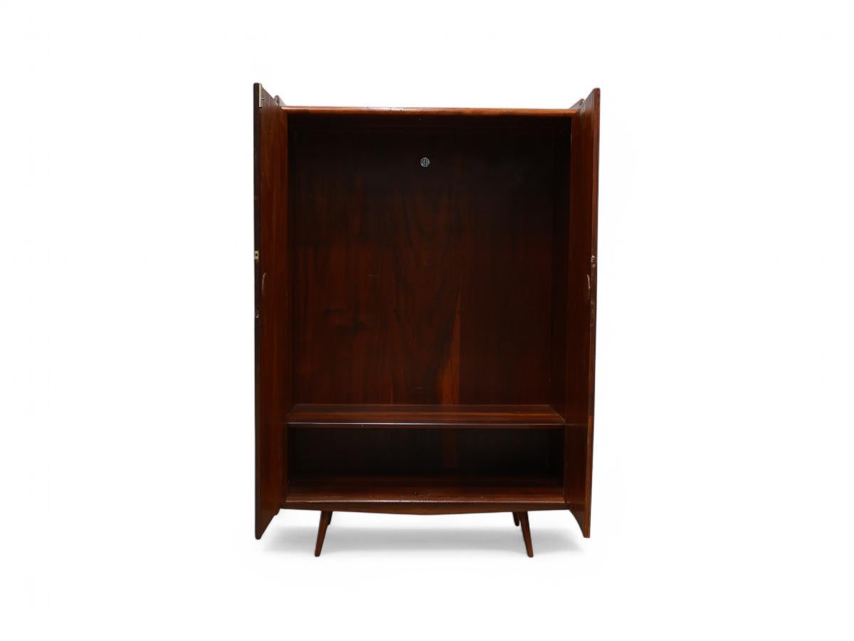 Brésilien Brazilian Modern Armoire in Hardwood by Moveis Cimo, 1950s, Brazil en vente