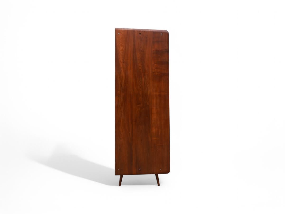 20ième siècle Brazilian Modern Armoire in Hardwood by Moveis Cimo, 1950s, Brazil en vente