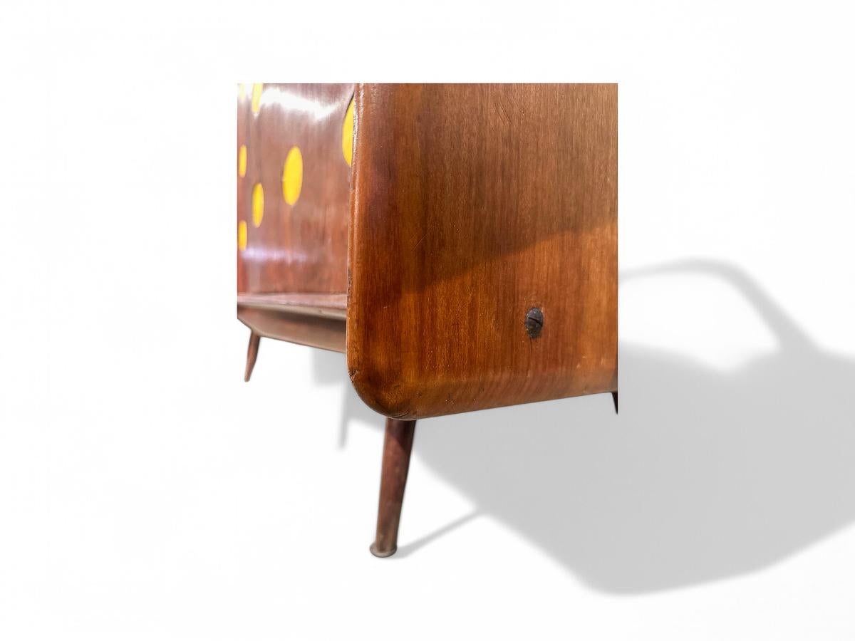 Brazilian Modern Armoire in Hardwood by Moveis Cimo, 1950s, Brazil en vente 1