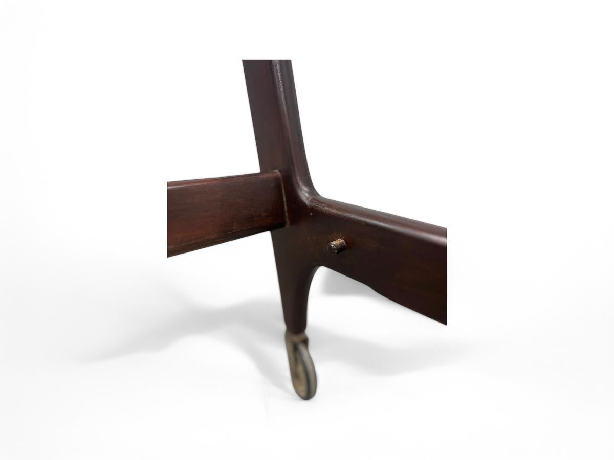 Brazilian Modern Bar Cart in Hardwood by Carlo Hauner & Martin Eisler, 1950s For Sale 5