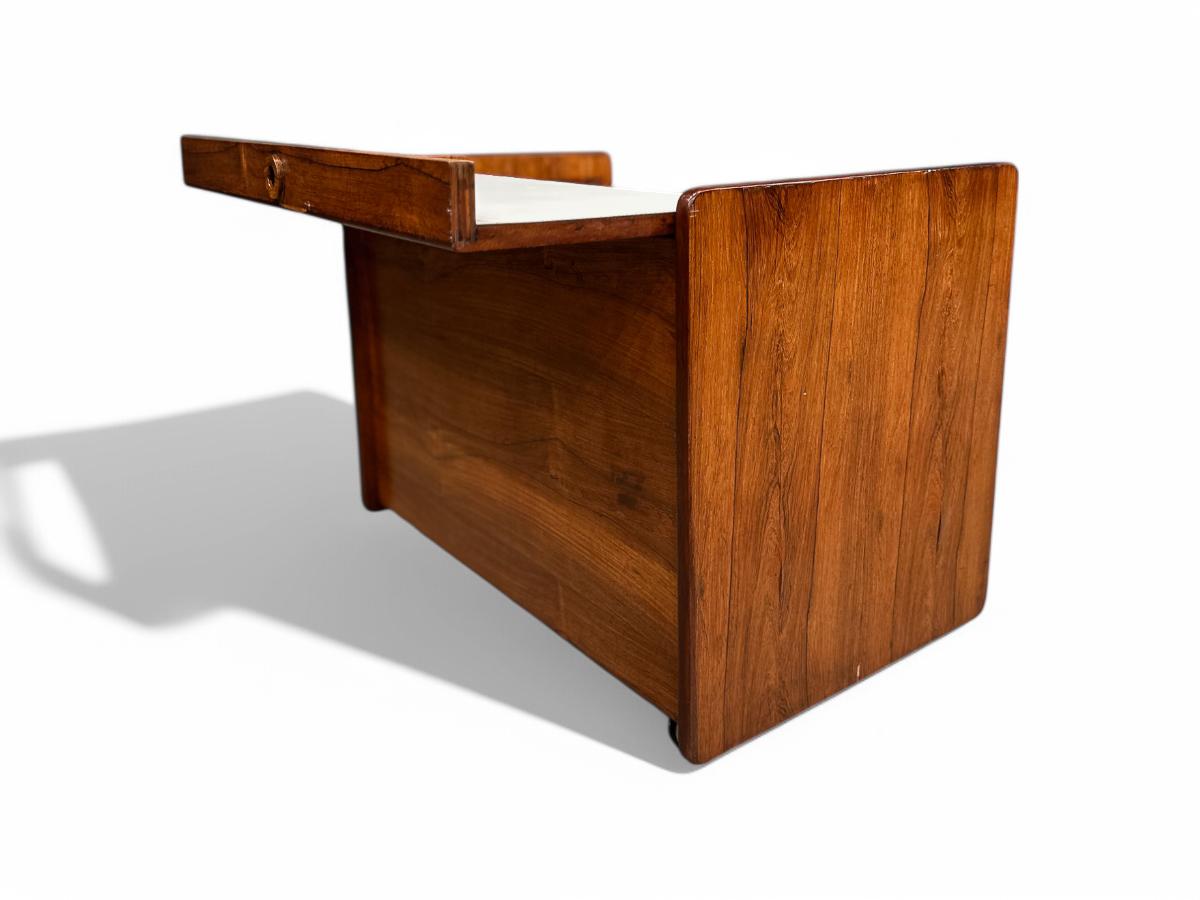 Brazilian Modern Bar Cart in Hardwood by Sergio Rodrigues, 1962, Brazil For Sale 2