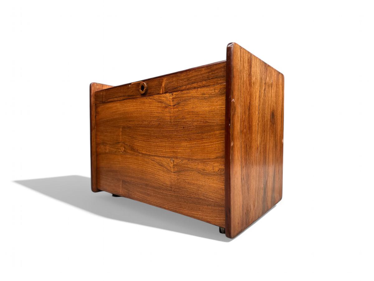 Mid-Century Modern Brazilian Modern Bar Cart in Hardwood by Sergio Rodrigues, 1962, Brazil For Sale