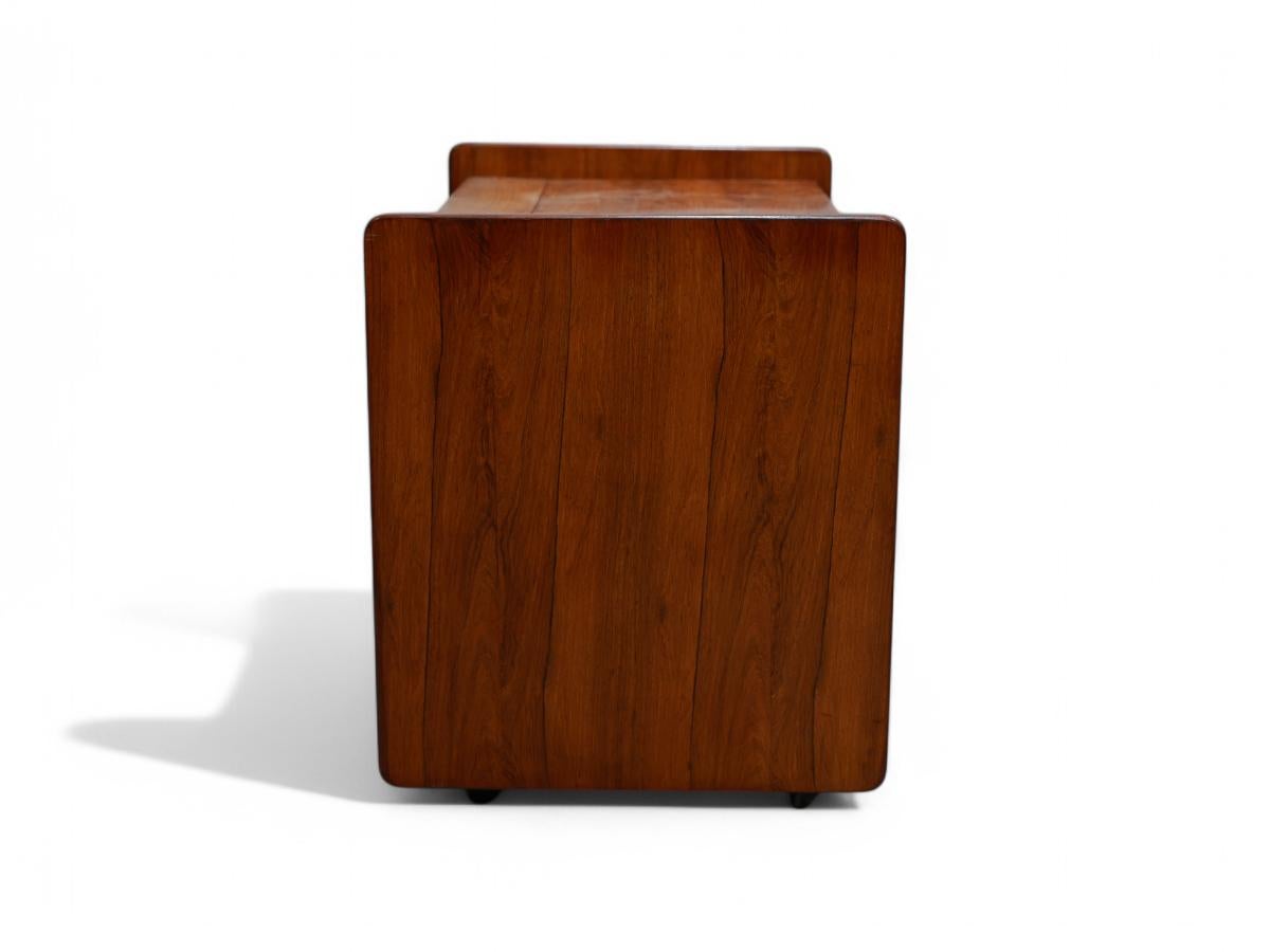 Brazilian Modern Bar Cart in Hardwood by Sergio Rodrigues, 1962, Brazil For Sale 1