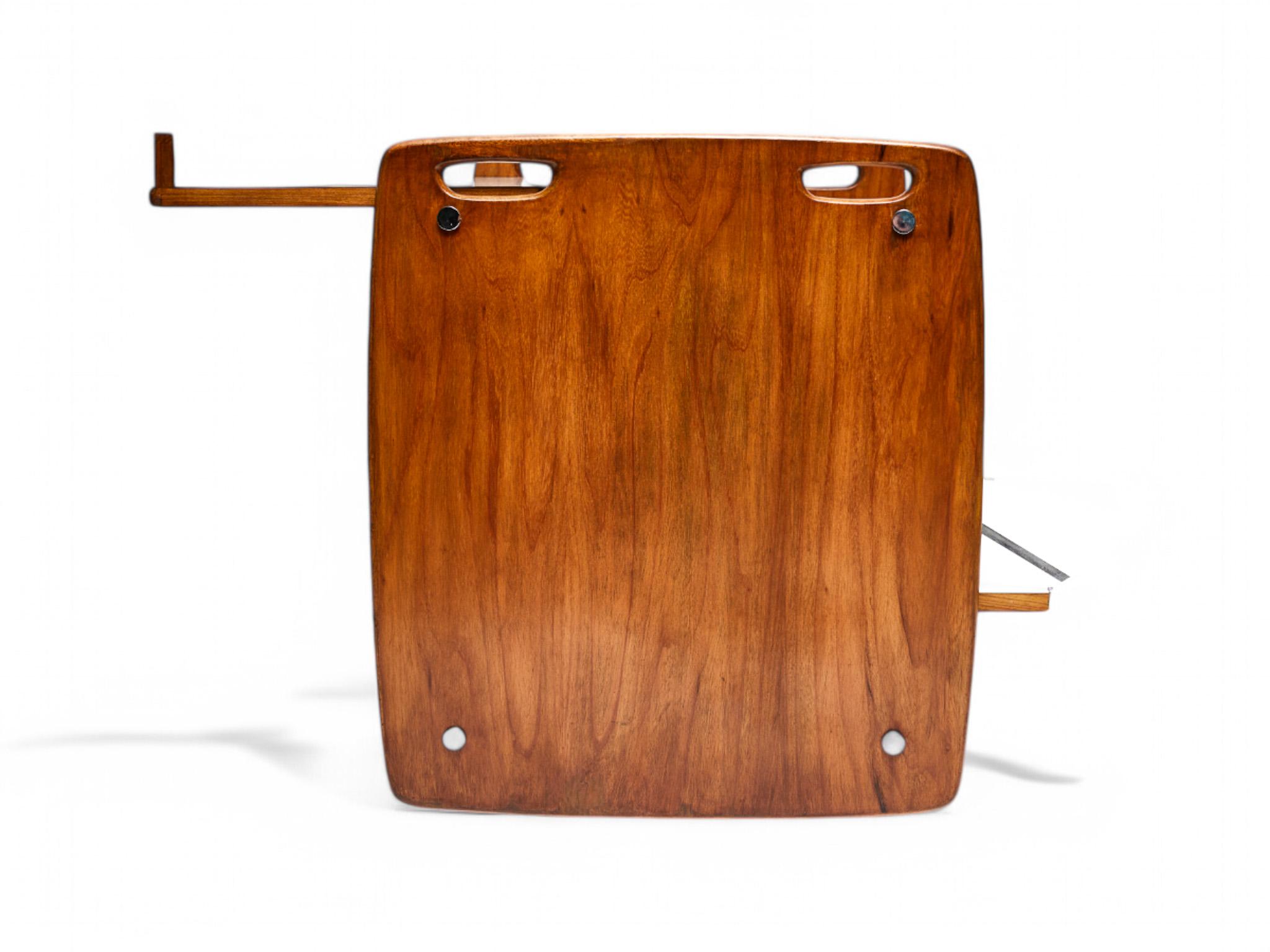 20th Century Brazilian Modern Bar Cart in Hardwood by Sergio Rodrigues for Oca, 1962, Brazil For Sale