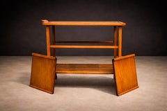 Carro de bar moderno brasileño en madera dura de Peter Kraft, años 60