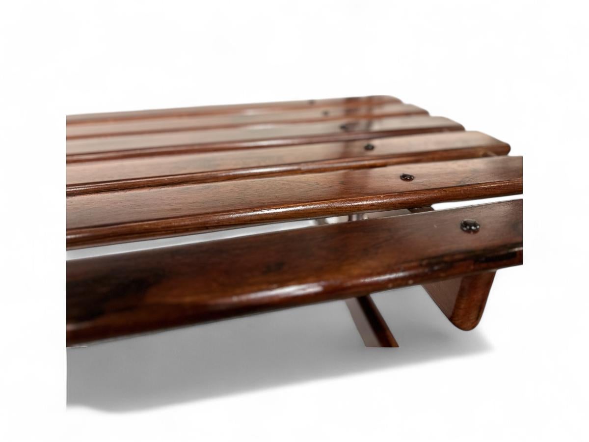 Panchina moderna brasiliana in legno duro di Jorge Jabour Mauad, anni '60 in vendita 1