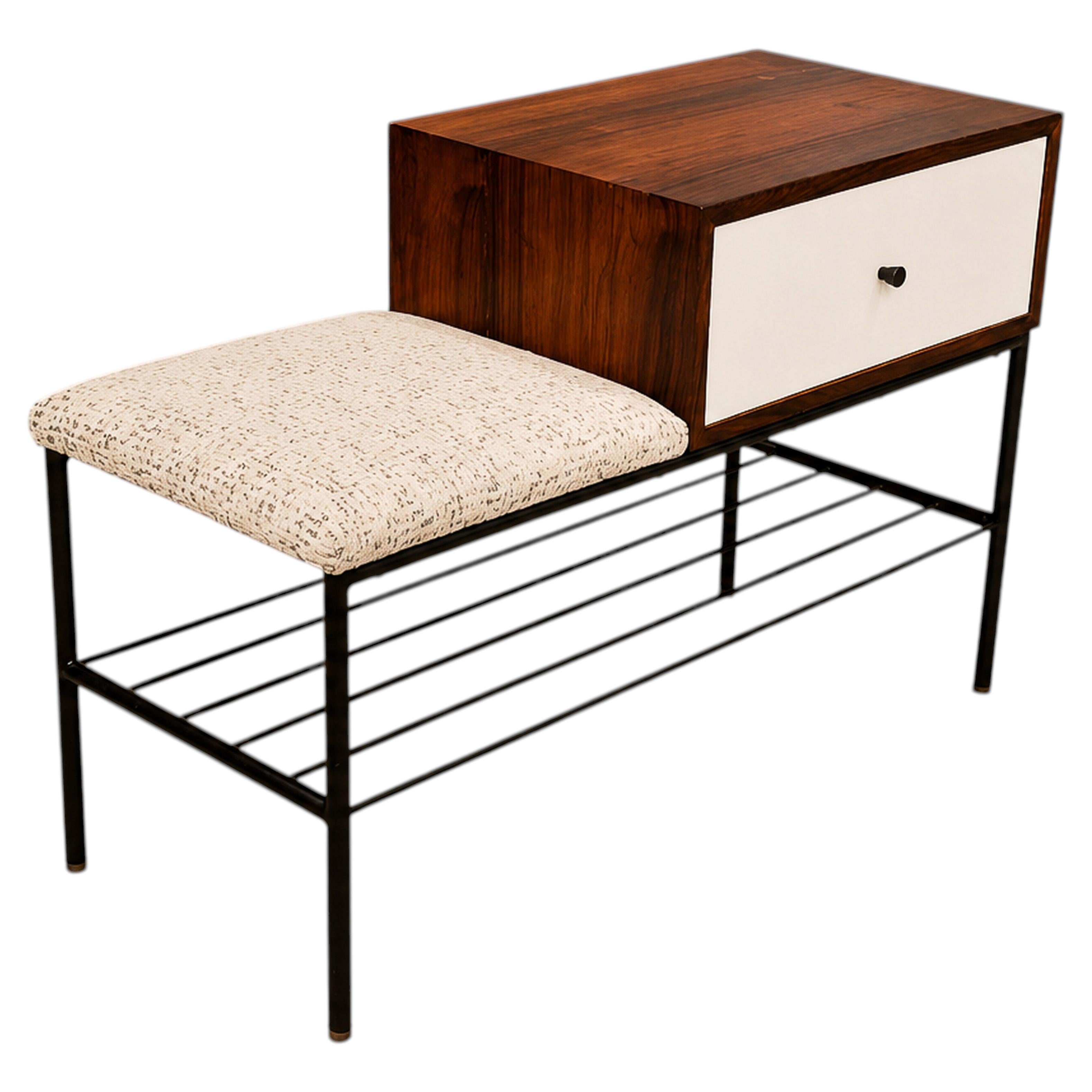 What is a telephone bench?