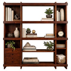 Brazilian Modern Bookshelf in Rosewood by Sergio Rodrigues for OCA, Brazil