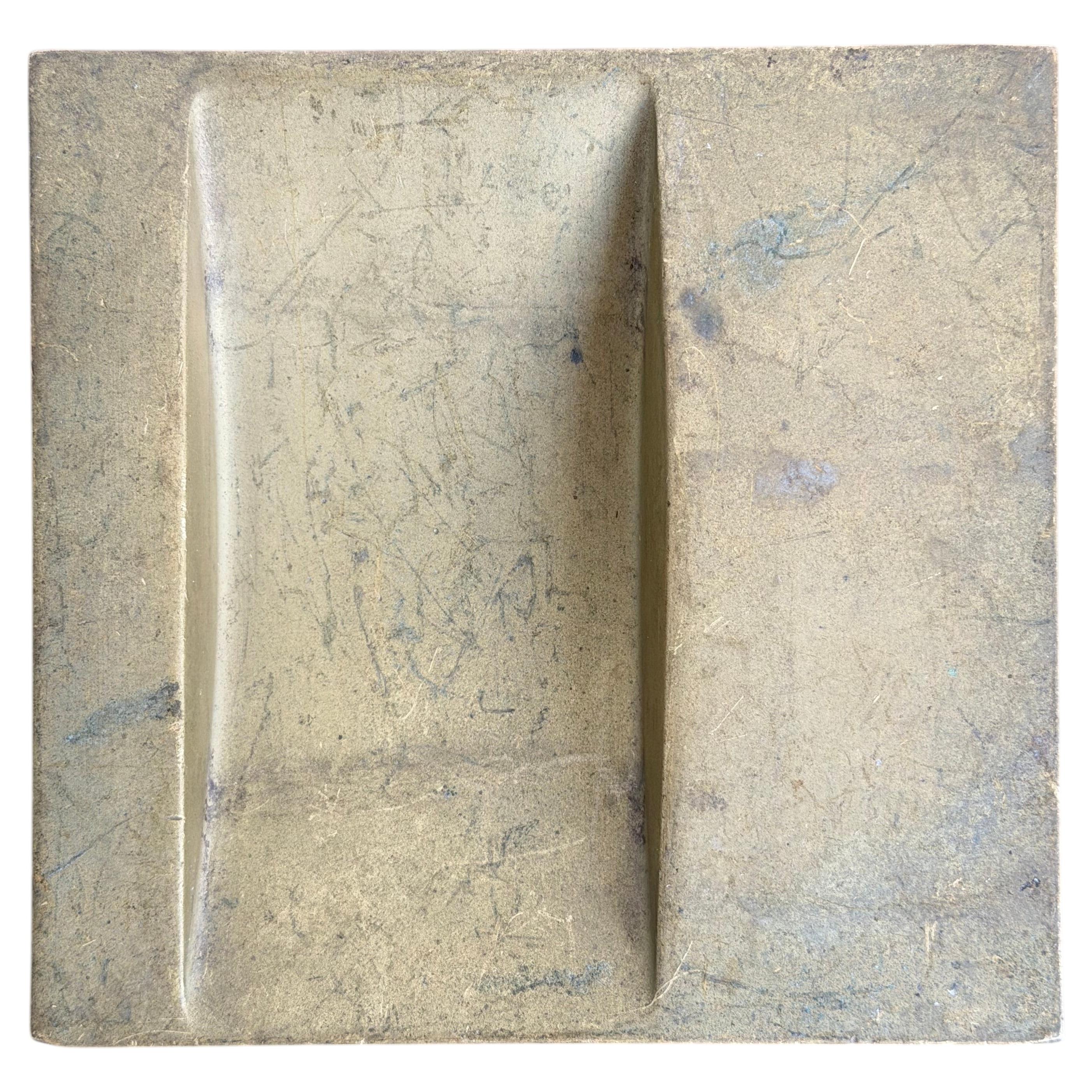 Brazilian Modern Bronze Ashtray by Eveli Przepiorka, 1980s