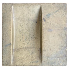 Cenicero moderno brasileño de bronce de Eveli Przepiorka, años 80