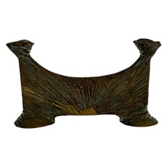 Brazilian Modern Bronze Candle Stick Holder, 1950s