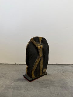 Brazilian Modern Bronze Sculpture of Female Torso, 1980s