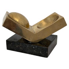 Brazilian Modern Bronze Sculpture on Granite Base #2/6 Signed Almeida Jr 1986