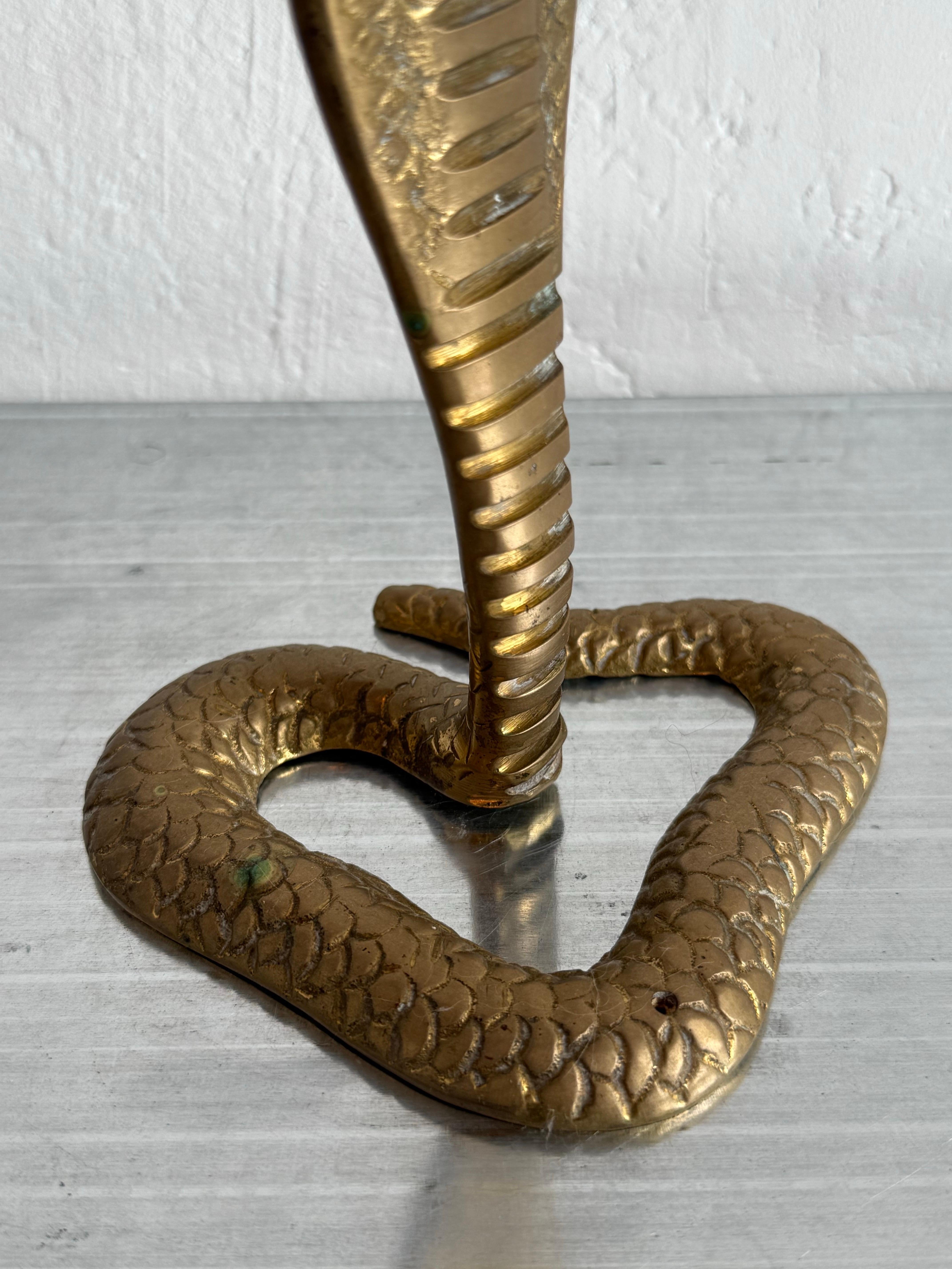 Scultura moderna brasiliana in bronzo a forma di serpente, anni '60 in vendita 4