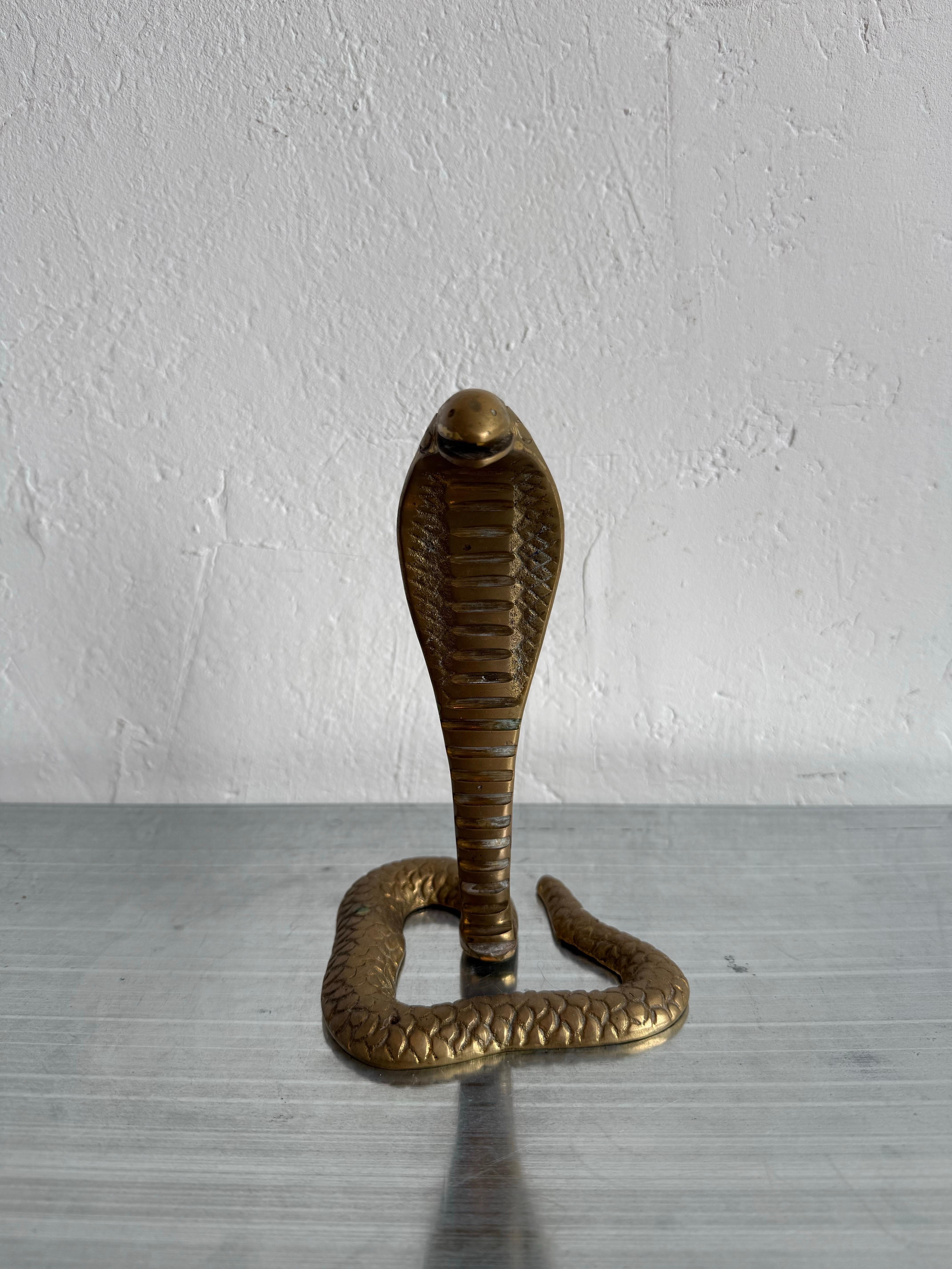Brazilian modern bronze snake sculpture, 1960s.