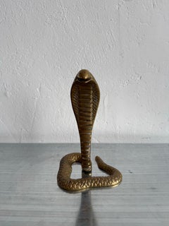 Brazilian Modern Bronze Snake Sculpture, 1960s