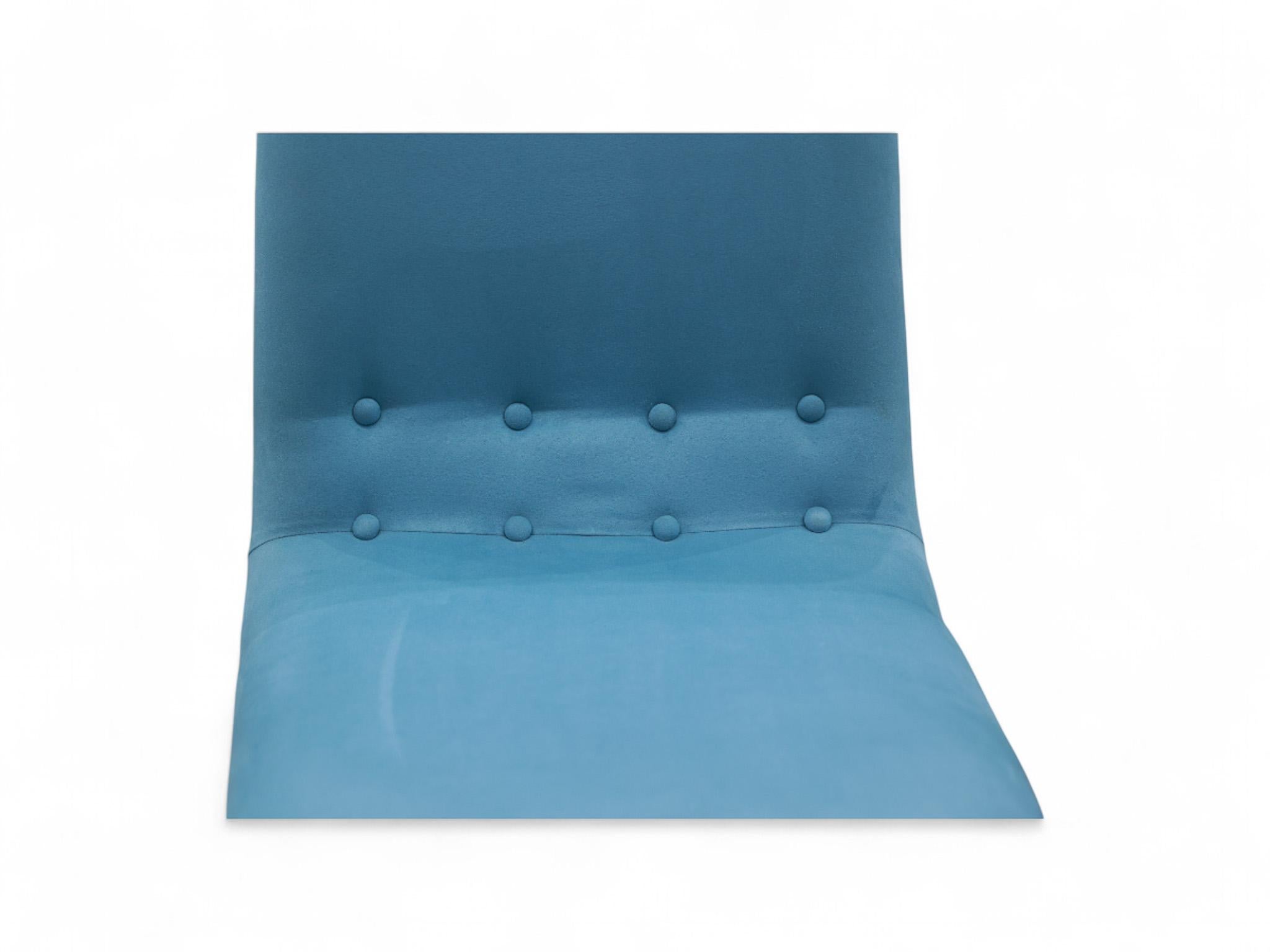 Brazilian Modern Chairs in Metal & Suede, Carlo Hauner, 1950s, Brazil For Sale 6