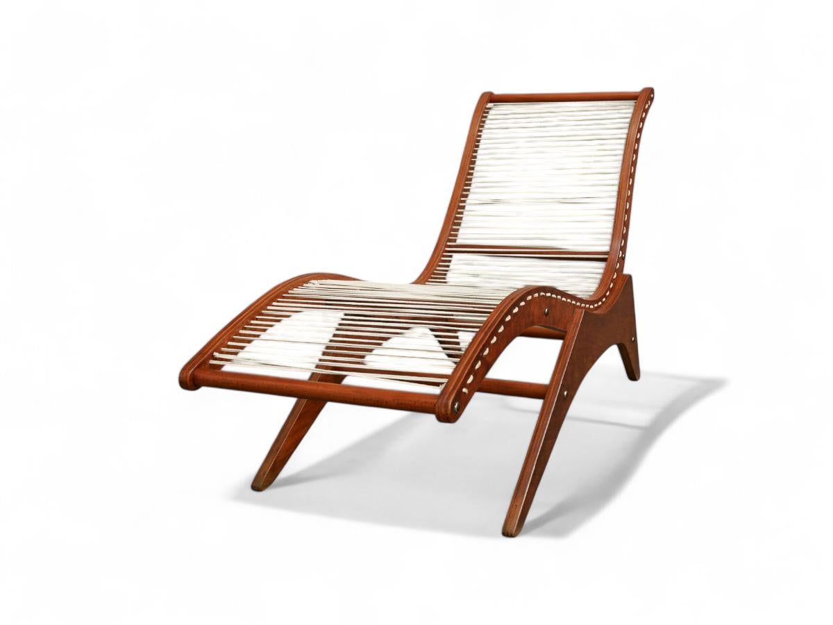 Chaise Lounge moderna brasiliana di Jose Zanine Caldas, 1950, Brasile in vendita 3
