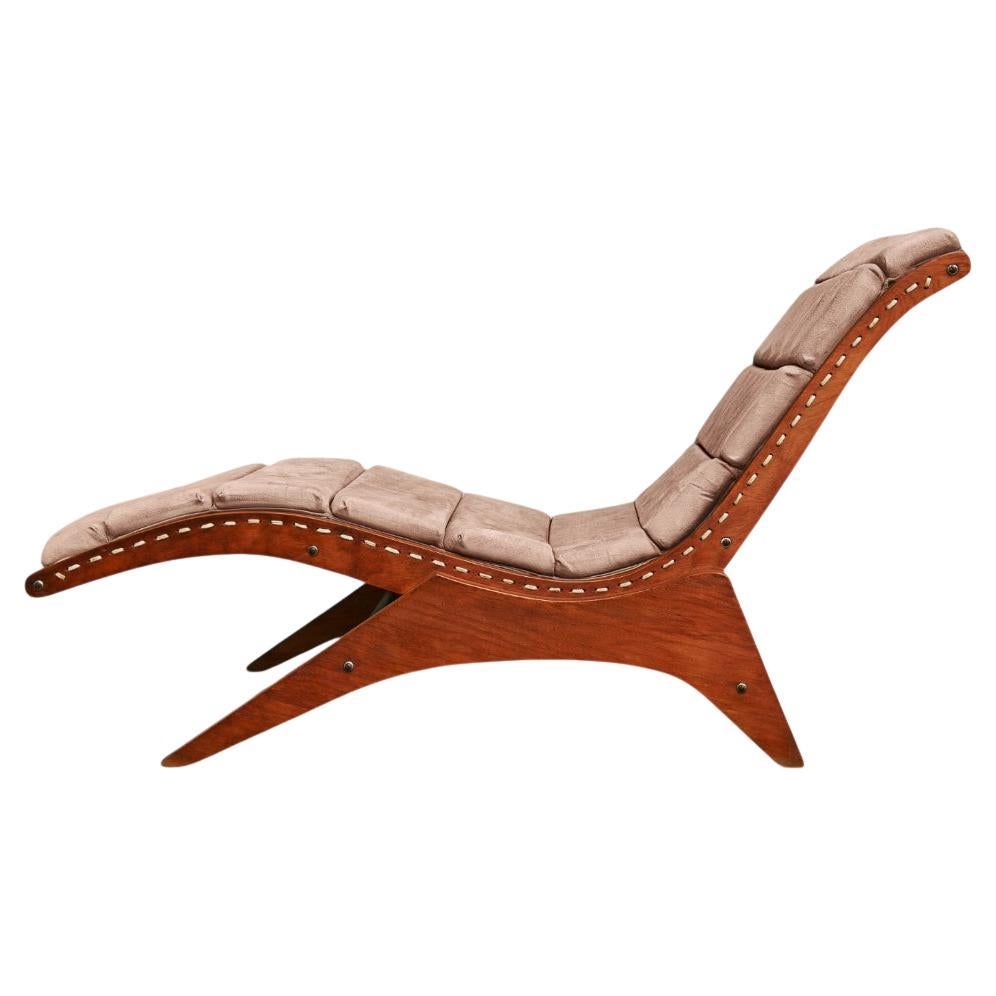 Chaise Lounge moderna brasiliana di Jose Zanine Caldas, 1950, Brasile in vendita