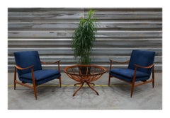 Brazilian Modern Coffee Table in Hardwood by Giuseppe Scapinelli, Brazil, 1950s