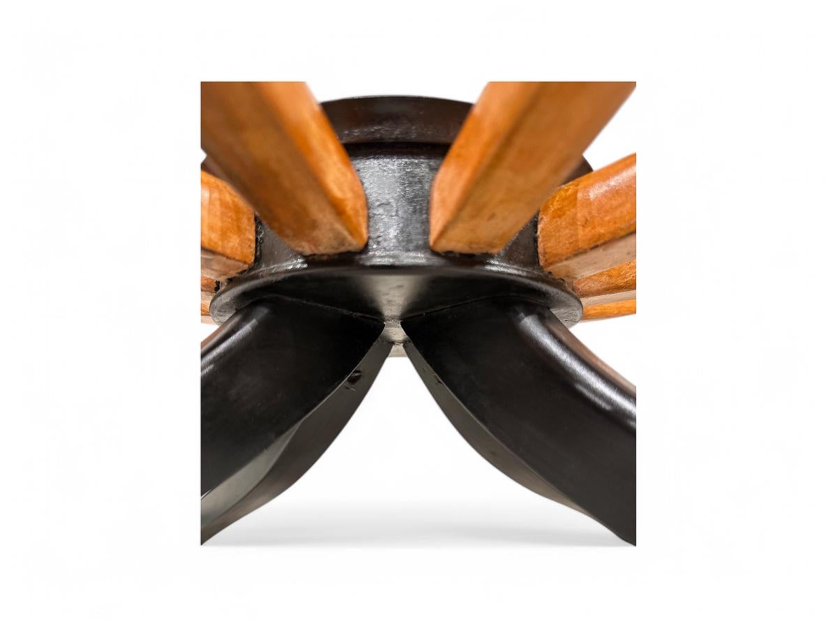 Mesa de centro moderna brasileña en madera dura, Giuseppe Scapinelli, Brasil, años 50 Madera dura en venta