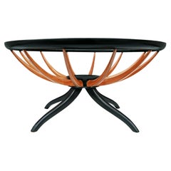 Brazilian Modern Coffee Table in Two Tones of Hardwood by G. Scapinelli, Brazil