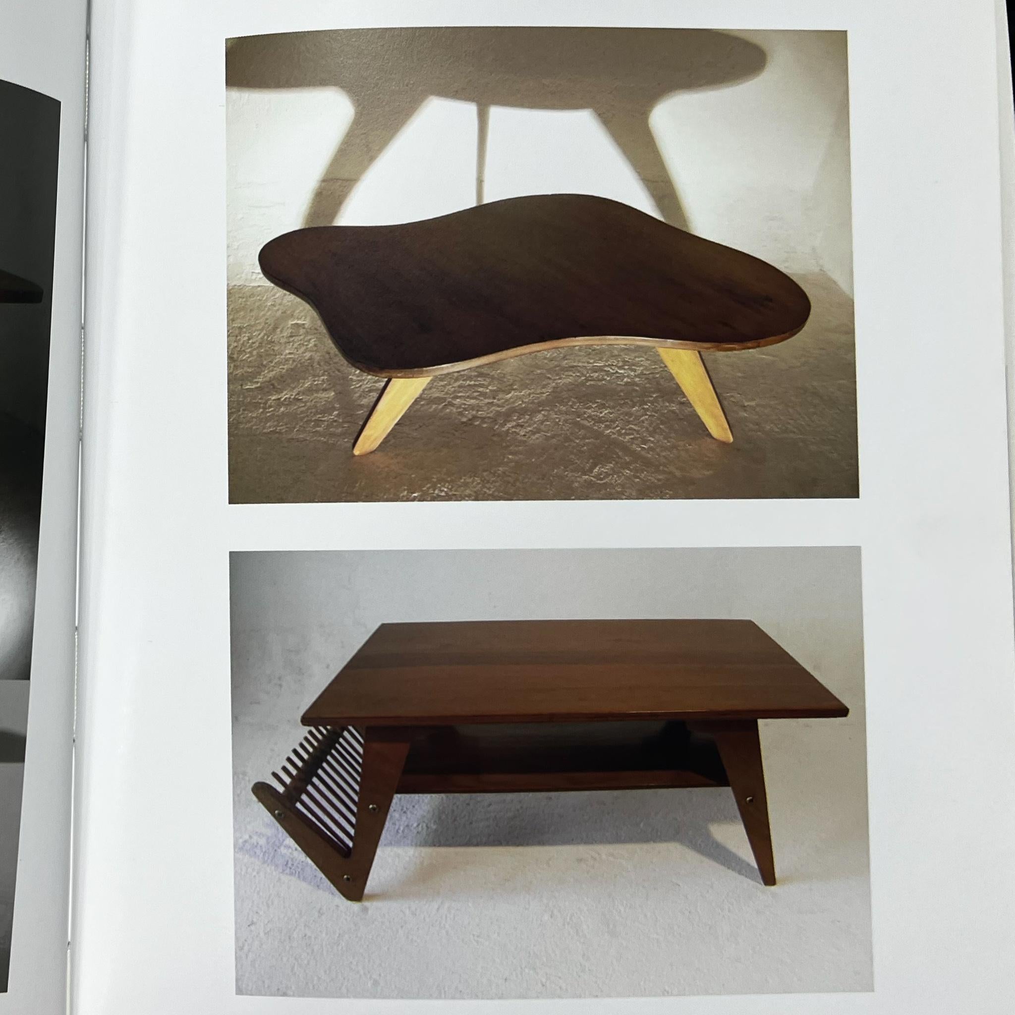 Brazilian Modern Coffee Table in Wood & Black, Zanine Caldas, 1950s, Brazil For Sale 3