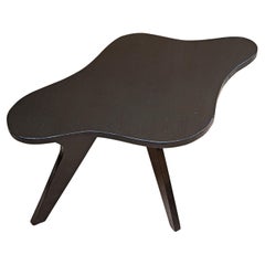 Brazilian Modern Coffee Table in Wood & Black, Zanine Caldas, 1950s, Brazil