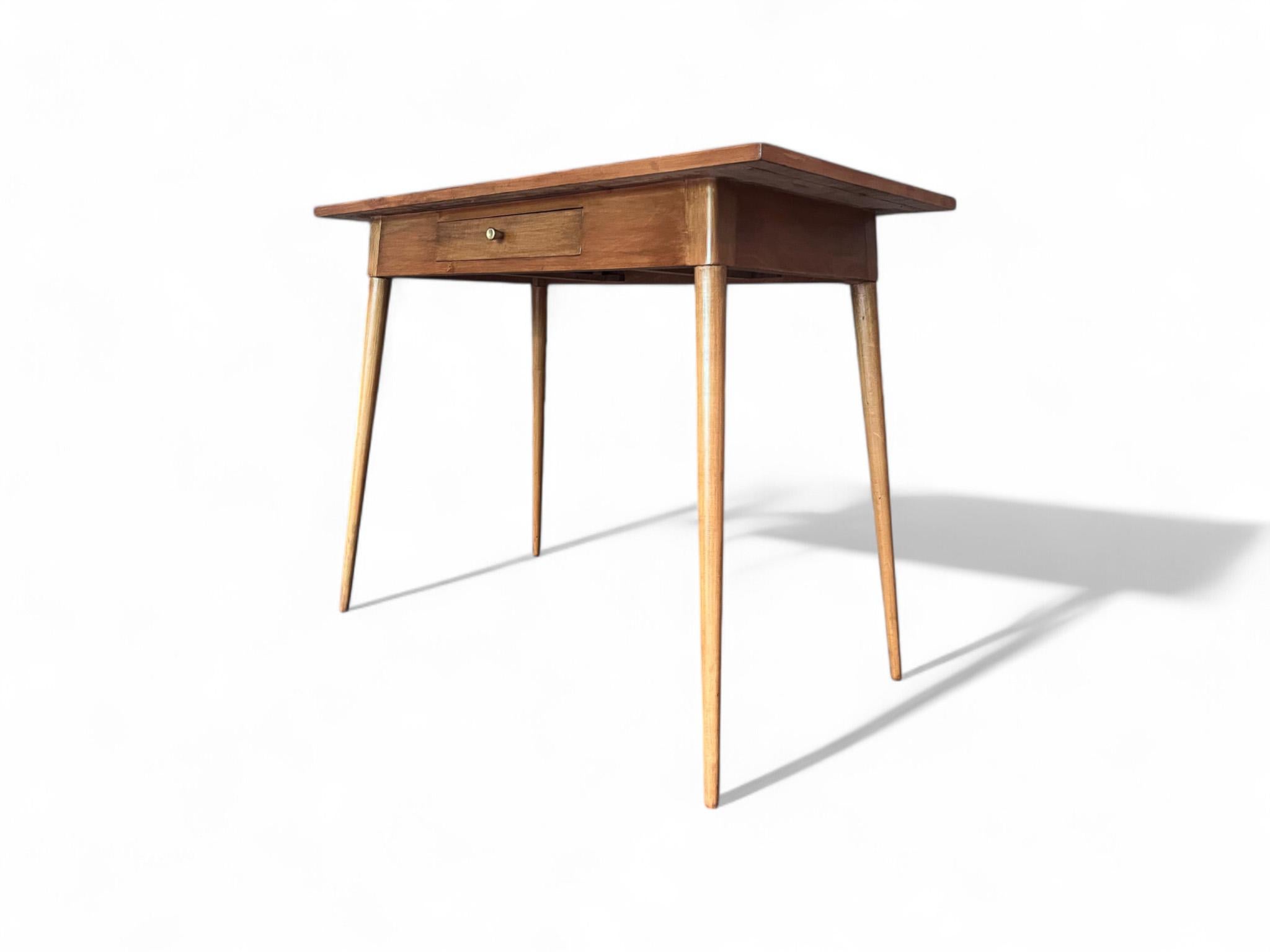 Console moderna brasiliana con sedia in legno duro, sconosciuta, anni '50 - Lotto 732A in vendita 3